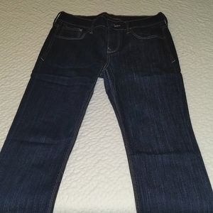 Express Skinny mid-rise dark jeans
